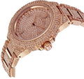 Michael Kors Camille Crystal Rose Gold Dial Rose Gold Steel Strap Watch for Women - MK5862