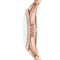 Michael Kors Harlowe Three-Hand Rose Gold Dial Rose Gold Steel Strap Watch for Women - MK4845