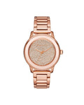 Michael Kors Kinley Rose Gold Dial Rose Gold Steel Strap Watch for Women - MK6210