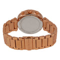 Michael Kors Uptown Glam Parker Chronograph Rose Gold Dial Steel Strap Watch for Women - MK5663