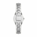 Michael Kors Runway Mercer Quartz Mother of Pearl Blue Dial Silver Steel Strap Watch For Women - MK6857