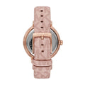 Michael Kors Pyper Quartz Silver Dial Pink Leather Strap Watch for Women - MK2947