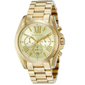 Michael Kors Bradshaw Gold Dial Gold Steel Strap Watch for Women - MK5605