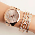Michael Kors Slim Runway Rose Gold Dial Rose Gold Steel Strap Watch for Women - MK3591