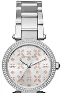 Michael Kors Parker Silver Dial Silver Stainless Steel Strap Watch for Women - MK6483