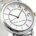 Marc Jacobs Roxy White Dial Two Tone Steel Strap Watch for Women - MJ3553