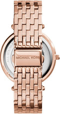 Michael Kors Darci Rose Gold Dial Rose Gold Steel Strap Watch for Women - MK3439
