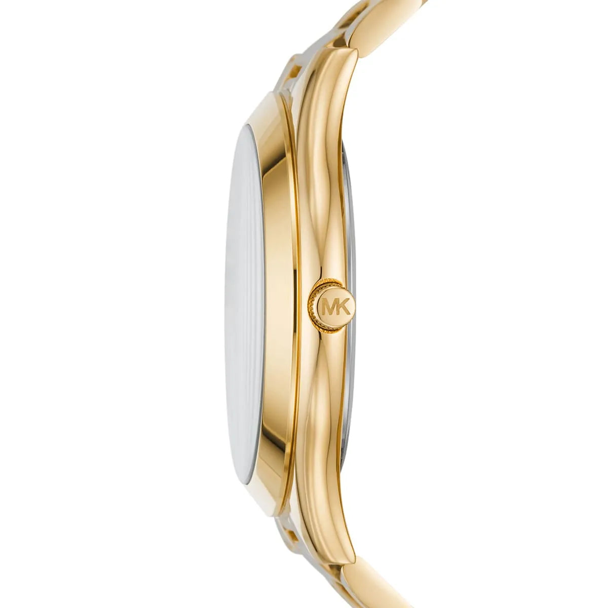 Michael Kors Runway Gold Dial Gold Steel Strap Watch For Women - MK4561