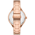 Michael Kors Slim Runway Rose Gold Dial Rose Gold Steel Strap Watch for Women - MK4658