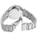 Michael Kors Parker Three Hand Mother of Pearl White Dial Silver Steel Strap Watch For Women - MK4694