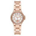 Michael Kors Camille Multifunction White Dial Rose Gold Steel Strap Watch For Women  - MK4700