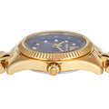 Michael Kors Lexington Pave Three-Hand Green Dial Gold Steel Strap Watch for Women - MK4842
