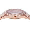 Michael Kors Harlowe Three-Hand Rose Gold Dial Rose Gold Steel Strap Watch for Women - MK4845