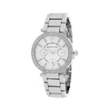 Michael Kors Parker Silver Dial Silver Steel Strap Watch for Women - MK5615