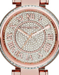 Michael Kors Skylar Rose Gold Dial Rose Gold Steel Strap Watch for Women - MK5868