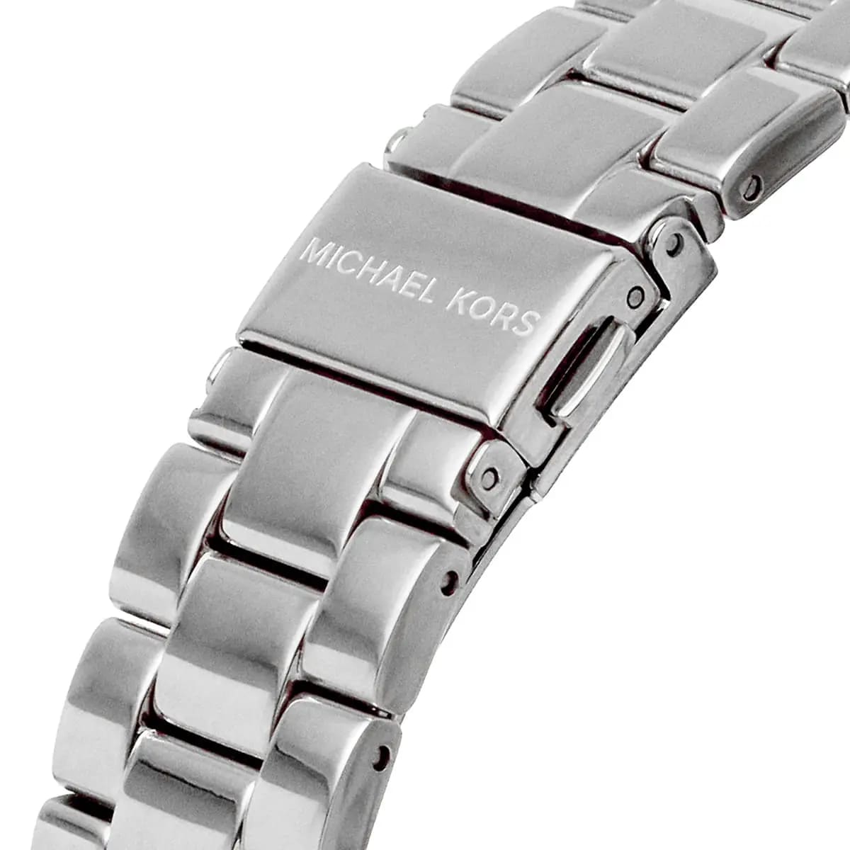 Michael Kors Lennox Quartz Silver Dial Silver Steel Strap Watch For Women - MK7234