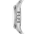 Michael Kors Pilot Quartz Silver Dial Silver Steel Strap Watch For Women - MK7379