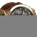 Michael Kors Ryker Analog Gray Dial Brown Leather Strap Watch For Men - MK8519