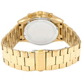 Michael Kors Slim Runway Chronograph Gold Dial Gold Steel Strap Watch For Men - MK8909