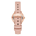 Michael Kors Petite Portia Silver Dial Pink Rubber Strap Watch For Women - MK2735