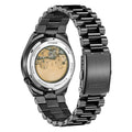 Citizen Tsuyosa Automatic Camouflage Black Dial Black Steel Strap Watch For Men - NJ0155-87E