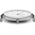 Daniel Wellington Classic Petite St Mawes White Dial Brown Leather Strap Watch For Women - DW00100187