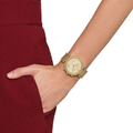 Michael Kors Parker Gold Dial Gold Steel Strap Watch for Women - MK5354
