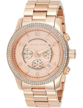 Michael Kors Dylan Rose Gold Dial Rose Gold Steel Strap Watch for Women - MK5576