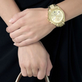 Michael Kors Bradshaw Gold Dial Gold Steel Strap Watch for Women - MK5722