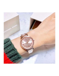 Michael Kors Sofie Quartz Rose Gold Dial Rose Gold Steel Strap Watch For Women - MK3882