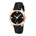 Gucci GG2570 Quartz Black Dial Black Leather Strap Watch For Women - YA142509