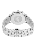 Emporio Armani Aviator Chronograph Beige Dial Silver Steel Strap Watch For Men - AR11239