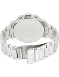 Tommy Hilfiger Daniel Black Dial Silver Steel Strap Watch for Men - 1710413