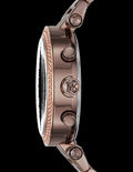 Michael Kors Parker Analog Quartz Brown Dial Brown Steel Strap Watch For Women - MK6378