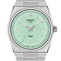 Tissot PRX Quartz Light Green Dial Silver Steel Strap Watch for Men - T137.410.11.091.01