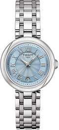 Tissot Bellissima Small Lady Light Blue Dial Silver Steel Strap Watch for Women - T126.010.11.133.00