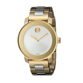 Movado Bold Silver Dial Two Tone Steel Strap Watch for Women - 3600129
