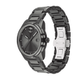 Movado Bold Verso Grey Dial Grey Steel Strap Watch for Men - 3600860
