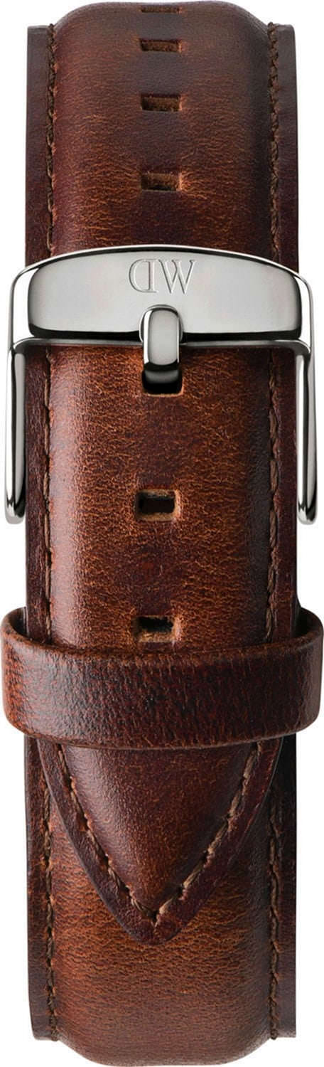 Daniel Wellington Classic St Mawes Black Dial Brown Leather Strap Watch For Men - DW00100130