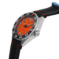 Tag Heuer Formula 1 Quartz Orange Dial Black Nylon Strap Watch for Men - WAZ101A.FC8305