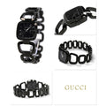 Gucci G Ladies Quartz 125 G Series Black Dial Bracelet Watch For Women - YA125504