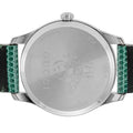 Gucci G-Timeless Mother of Pearl Green Dial Green Leather Strap Watch For Women - YA1264042