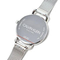 Calvin Klein Even Black Dial Silver Mesh Bracelet Watch for Women - K7B23121