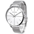 Calvin Klein Even White Dial Silver Mesh Bracelet Watch for Women - K7B23126
