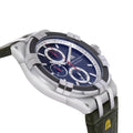 Maurice Lacroix Aikon Chronograph Black Dial Green Leather Strap Watch for Men - AI1018-PVB21-330-1