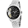 Fossil Townsman Multifunction Black Dial Silver Steel Strap Watch for Men - ME1135