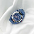 Gucci Sync XXL Quartz Blue Dial Blue Rubber Strap Watch For Men - YA137104