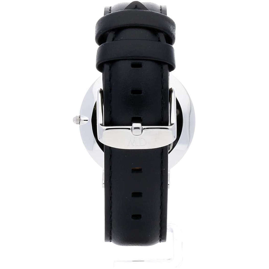 Daniel Wellington Classic Sheffield Black Dial Black Leather Strap Watch For Women - DW00100145