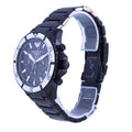 Emporio Armani Diver Chronograph Black Dial Black Steel Strap Watch For Men - AR80050