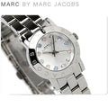 Marc Jacobs Amy White Dial Silver Steel Strap Watch for Women - MBM3217